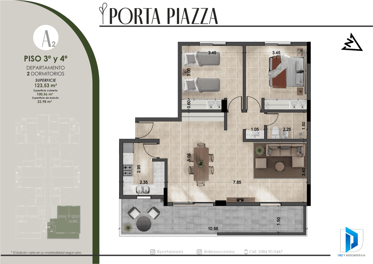 23019 - DEPTO A 3,4